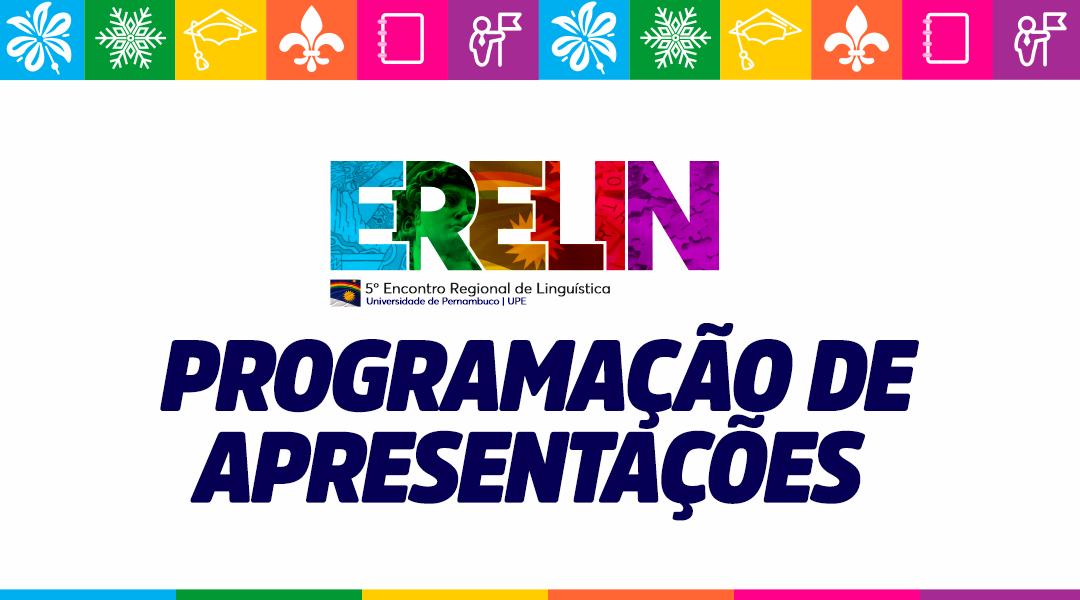 Programação geral e de apresentações de trabalho